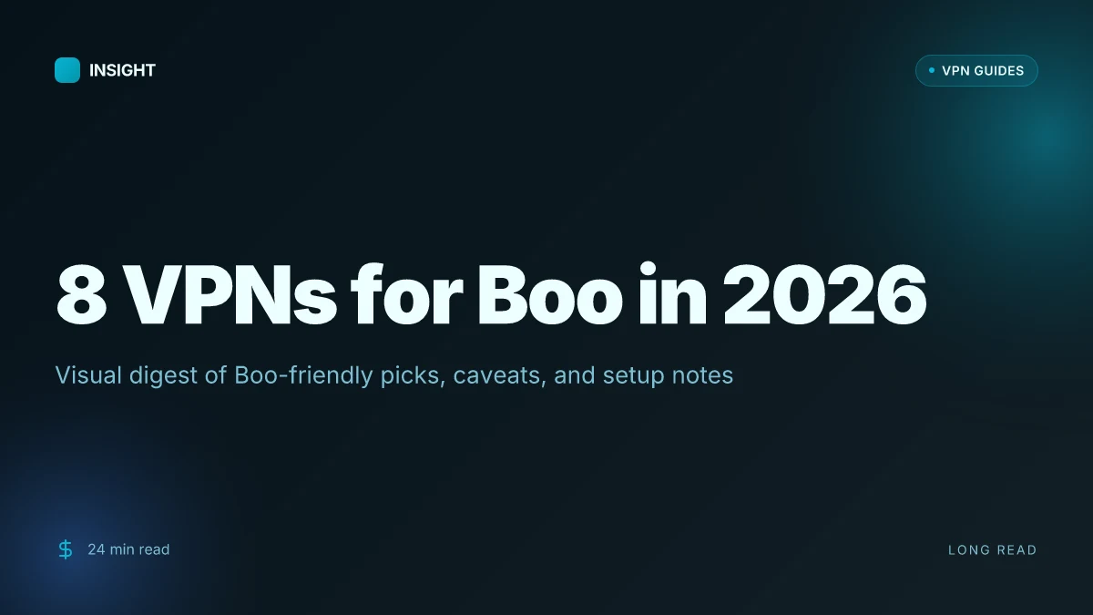 8 VPNs for Boo in 2026: Tested, real-world results